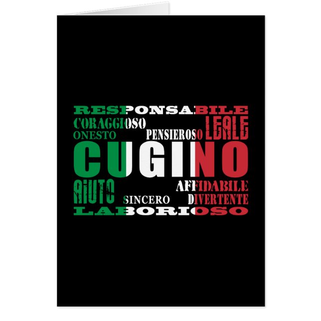 Primos italianos: Calidades (Frente)