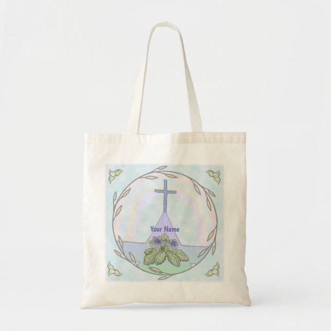 Primroses Christian Cross bolsa (Frente)