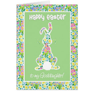 Primroses, conejito, pascua, hijita