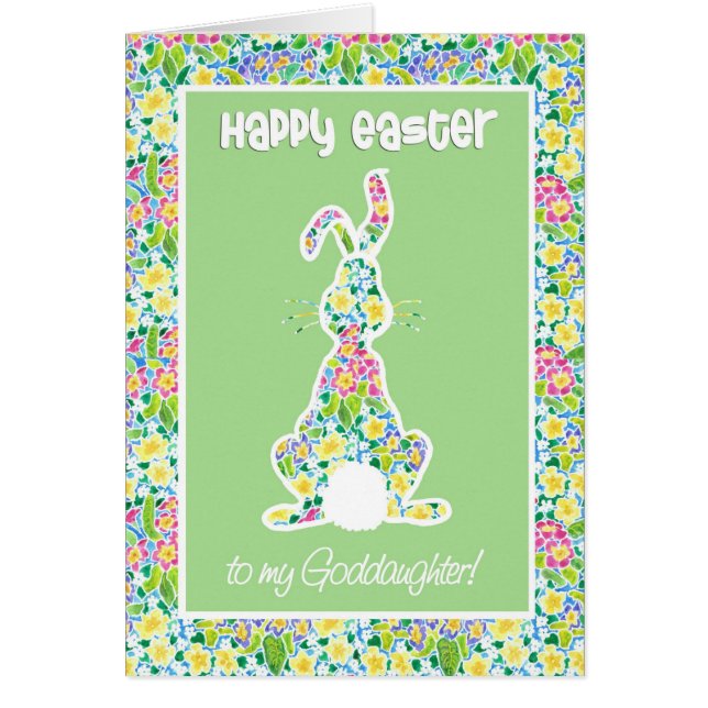 Primroses, conejito, pascua, hijita (Frente)