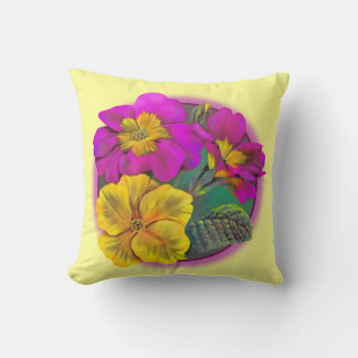 Primula almohada de lanzamiento de arte fino amari