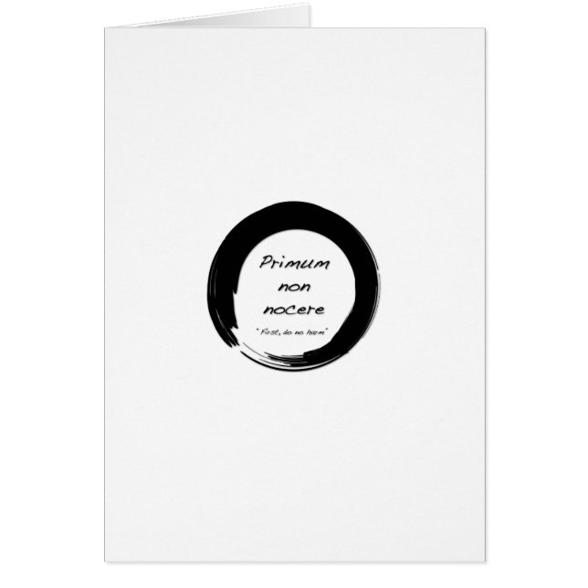 Primum Non Nocere (Frente)