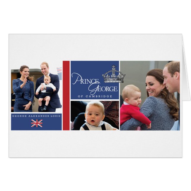 Prince George - William & Kate (Anverso (Horizontal))