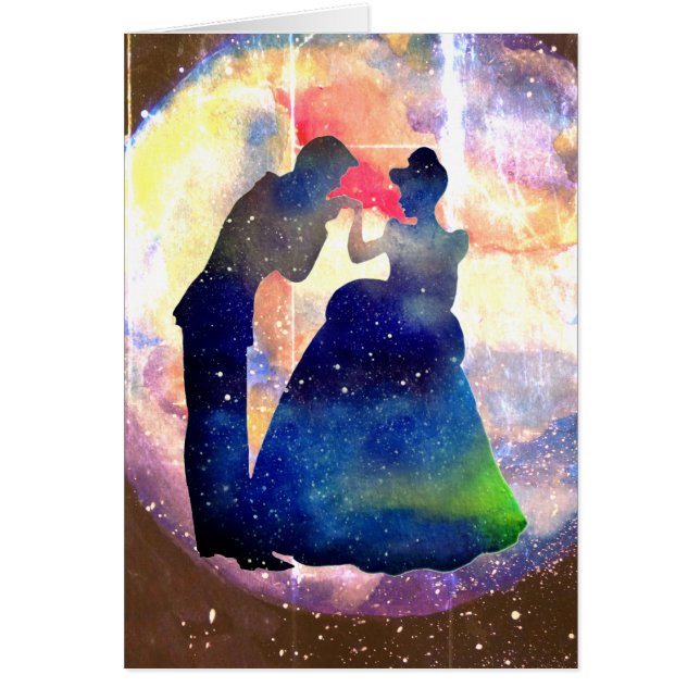 Prince Princess love Greeting Card, Standard (Frente)