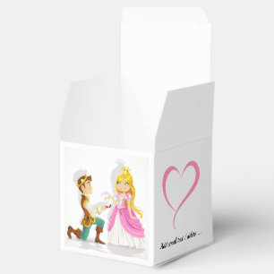 Prince y Princesa Pequeña Favor / Caja de regalo