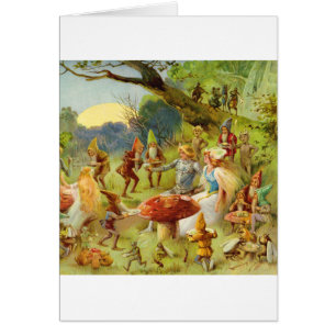 Prince y Thumbelina en el bosque mágico
