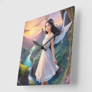 Princesa Ángel de reloj de pared Personalizado per