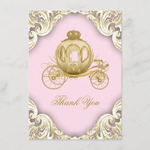 Princesa Baby Shower le agradece las tarjetas