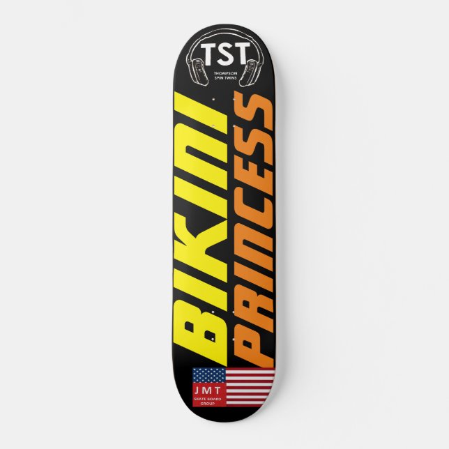 PRINCESA BIKINI OFICIAL Skateboard (Anverso)