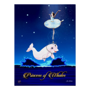 Princesa brillante del poster del ballet de las