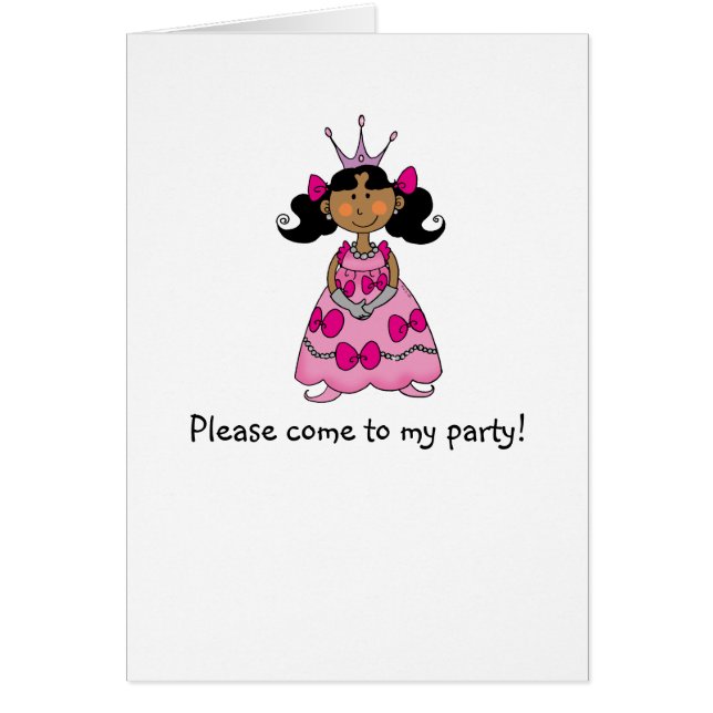 Princesa cabelluda negra (Frente)