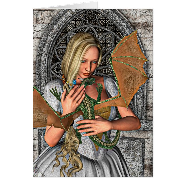 Princesa con Dragón (Frente)