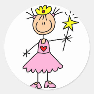 Princesa Con Pegatina De La Mano