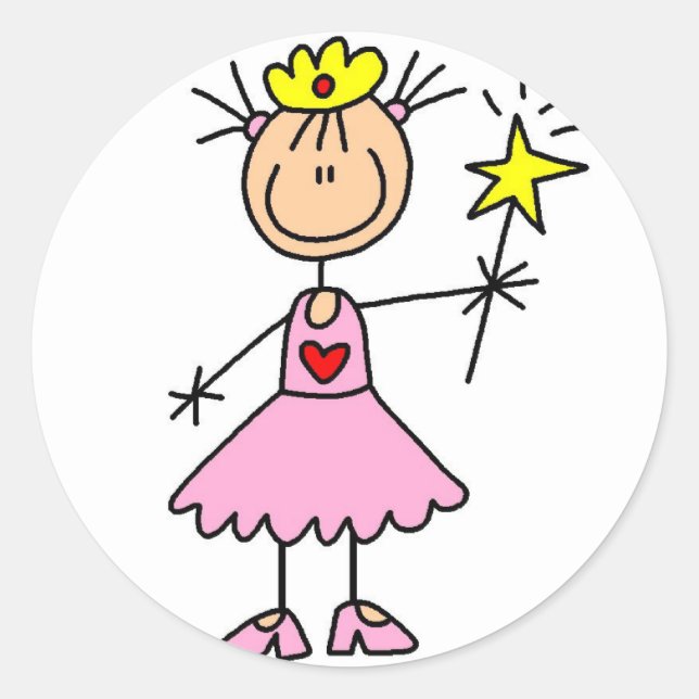Princesa Con Pegatina De La Mano (Anverso)