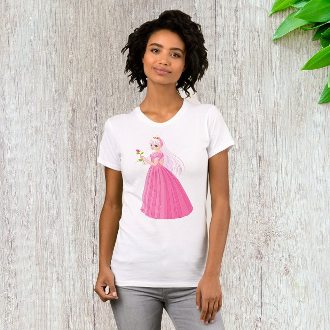Princesa Con Una Camiseta De Rosa (Subido por el creador)