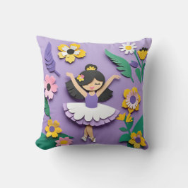 Princesa de ballet I Almohada cuadrada