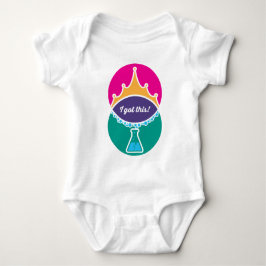 Princesa de ciencia (negrita) Camisa bebé