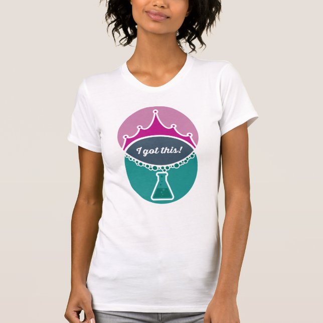 Princesa de ciencia (silenciada) Camisa de mujer (Anverso)