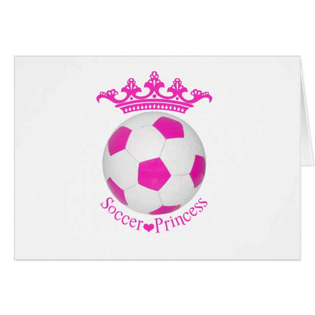 Princesa de fútbol, bola de fútbol rosa (Anverso (Horizontal))