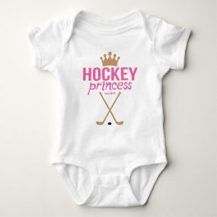 Princesa de Hockey Bebé Niña Infante Trato de Body