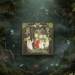 Princesa de Ilustracion de época en la selva