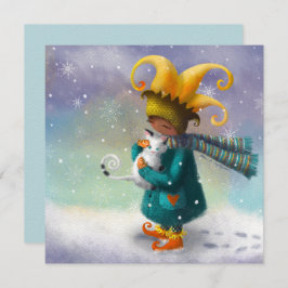 Princesa De Invierno Y Su Gato