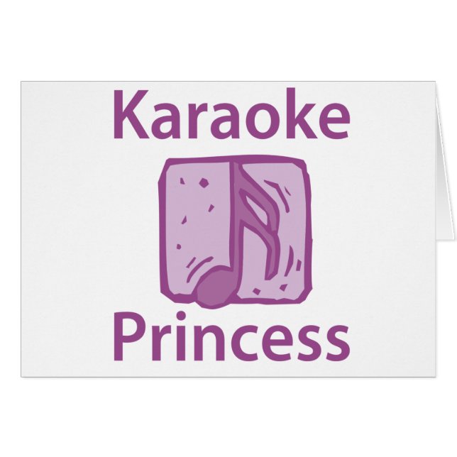 Princesa de Karaoke (Anverso (Horizontal))
