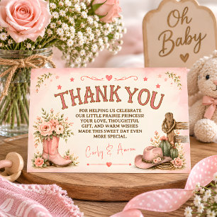 Princesa de la Pradera Agradecimiento de Baby Show