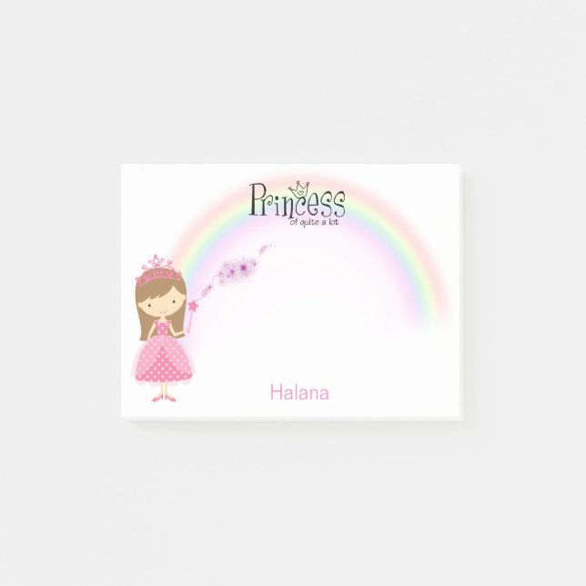 Princesa de las notas de post-it conocidas (Anverso)