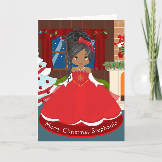 Princesa de Navidad multicultural (Anverso)