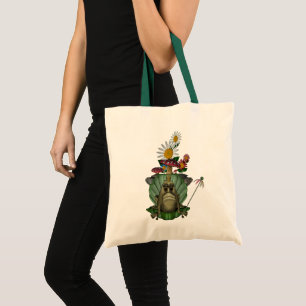 Princesa De Rana En Bolsa De Tote Trone