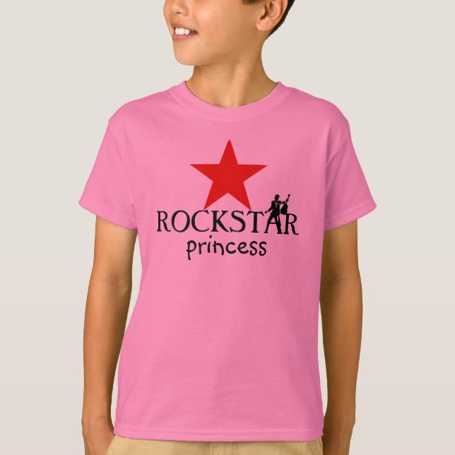 Princesa de ROCKSTAR - camiseta de los chicas (Anverso)