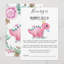 Princesa Dinosaurio rosa qué grande es la Belly de