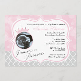 Princesa en curso, invitación Baby Shower