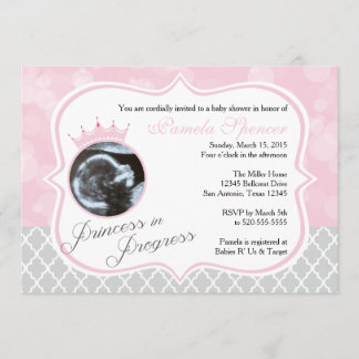 Princesa en curso, invitación Baby Shower