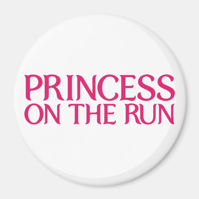Princesa en el imán de carrera (Frente)