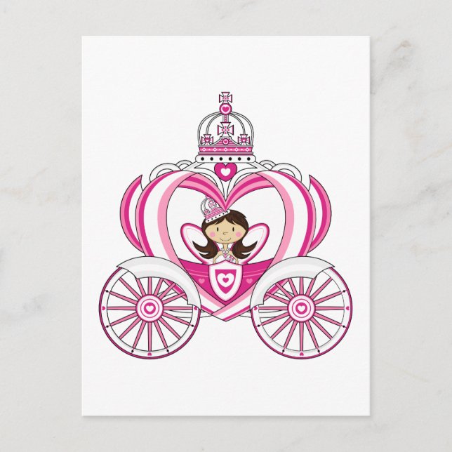 Princesa en postal real de transporte (Anverso)