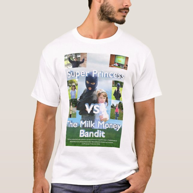 Princesa estupenda contra la camiseta del bandido (Anverso)