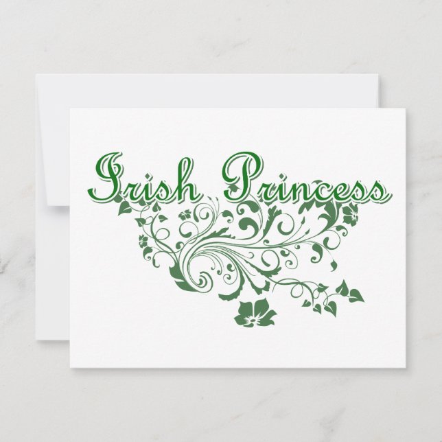 Princesa Floral Irlandesa (Anverso)