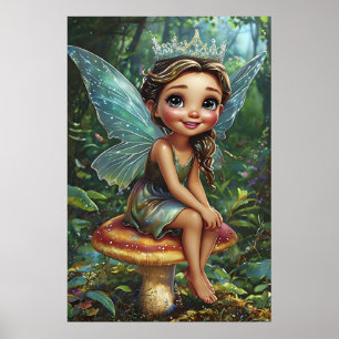 Princesa Hada del Bosque sobre Seta – Arte Caprich