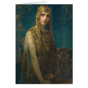 Princesa Helen vestida de corona