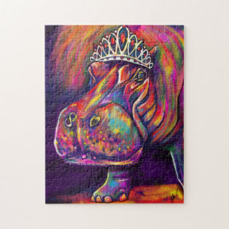 Princesa Hippo, 11x14 - 252 Rompecabezas de arte