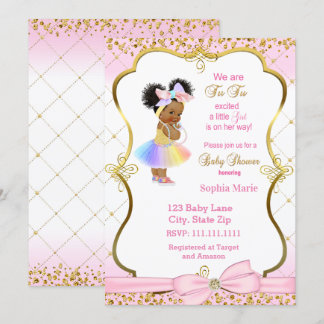 Princesa invitación a la ducha de bebé