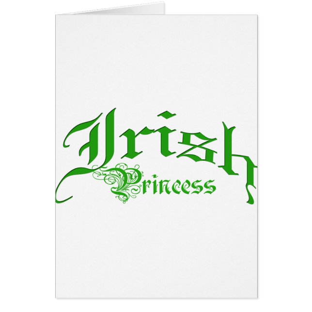 Princesa irlandesa (Frente)