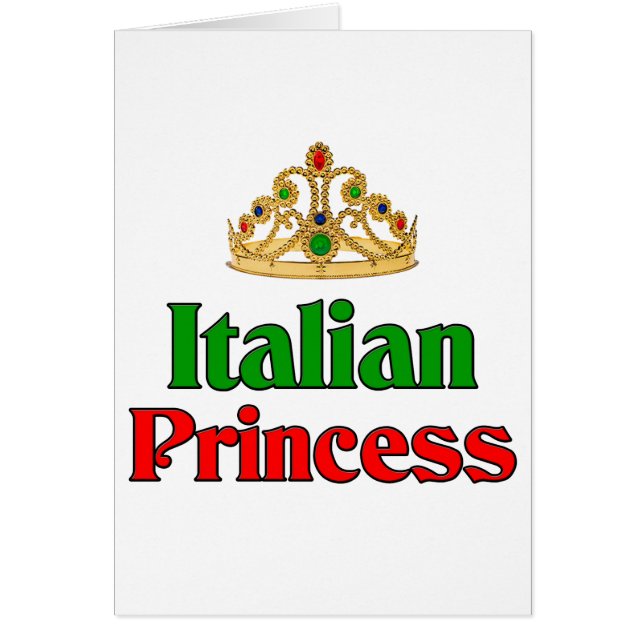 Princesa italiana (Frente)