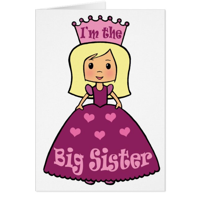 Princesa linda Hearts de la hermana grande del (Frente)