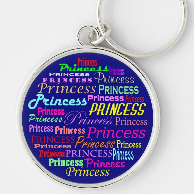 Princesa llavero multicolor (Frente)