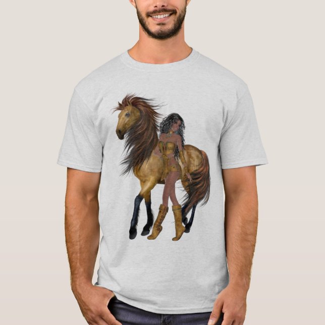Princesa Nativa y Camisa de Caballo (Anverso)