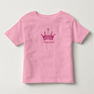 Princesa personalizada Corona camiseta