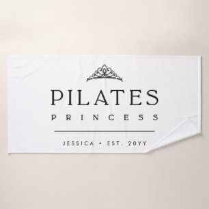Princesa Personalizada de Pilates Negro Femenina p